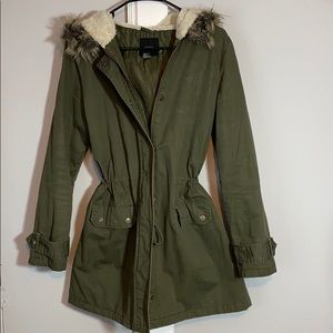 Green Utility Parka